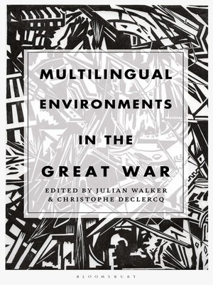 cover image of Multilingual Environments in the Great War